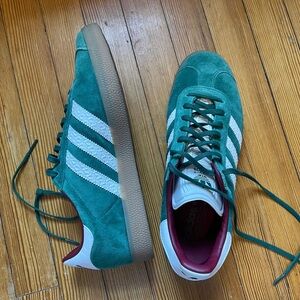 Adidas Gazelle Shoes Green 10.5